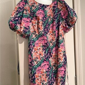 Floral Puff Sleeve Dress